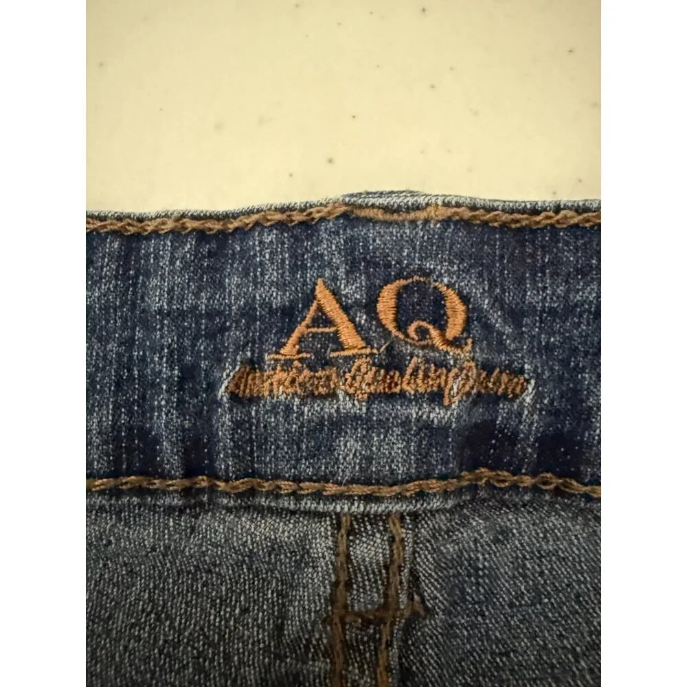 American Quality Denim DIY Cut Off Jean Shorts  Juniors Size 9 Medium Wash
